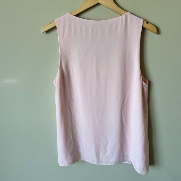 Aritzia Babaton Light Pink Tank Blouse Size Medium - Picture 2 of 5